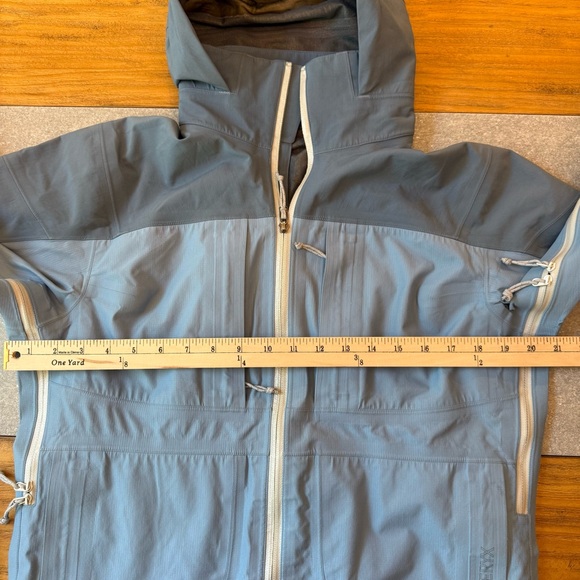 Arc’teryx SL Series Two-Tone Glacier Blue GORE-TEX Hardshell Jacket VTG Medium - Picture 15 of 16